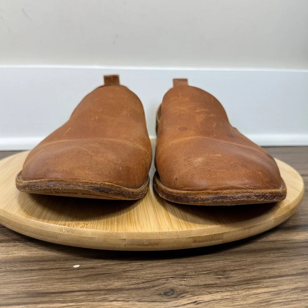 The Viento by Adelante Shoe Co Loafers Mens 13.5 EEEEE Tan Leather Slip On Wide